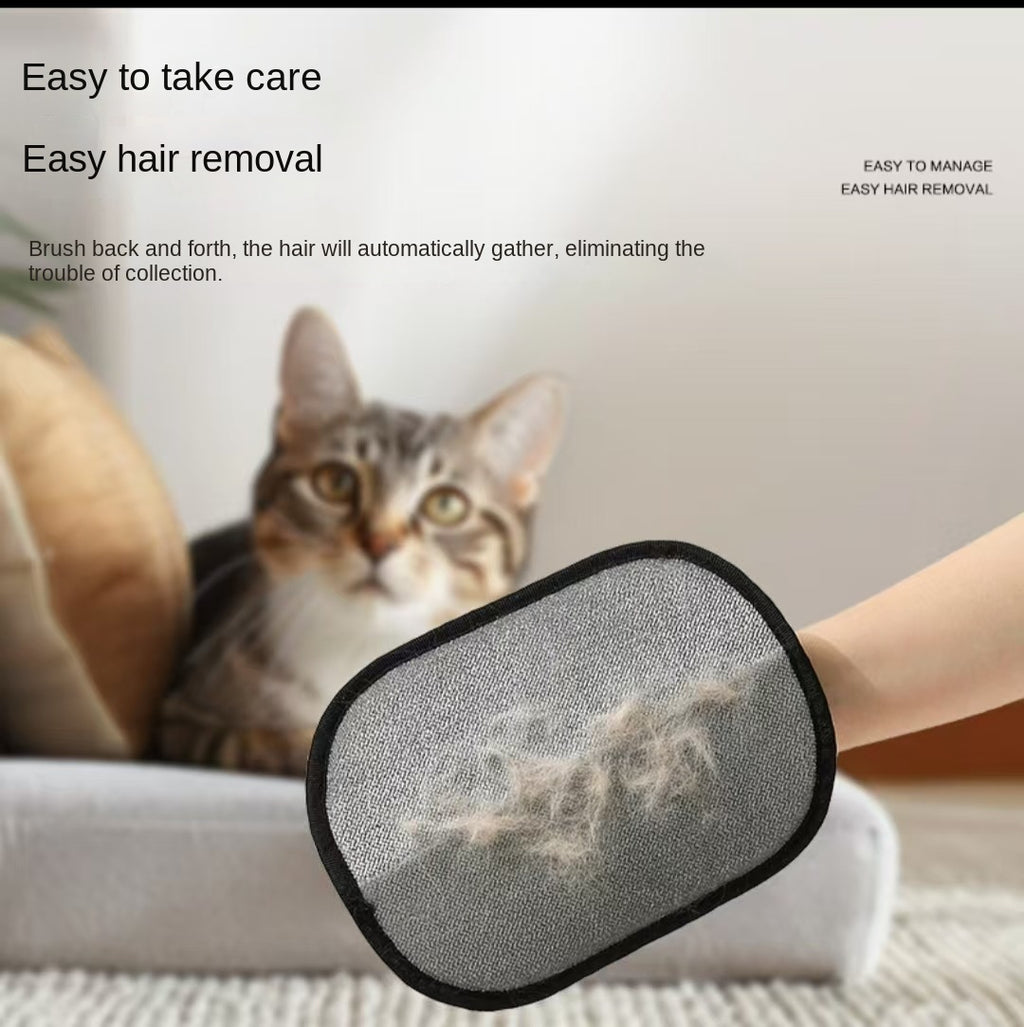 Electrostatic Grooming Glove For Pets