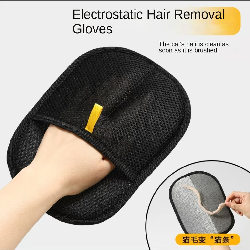 Electrostatic Grooming Glove For Pets